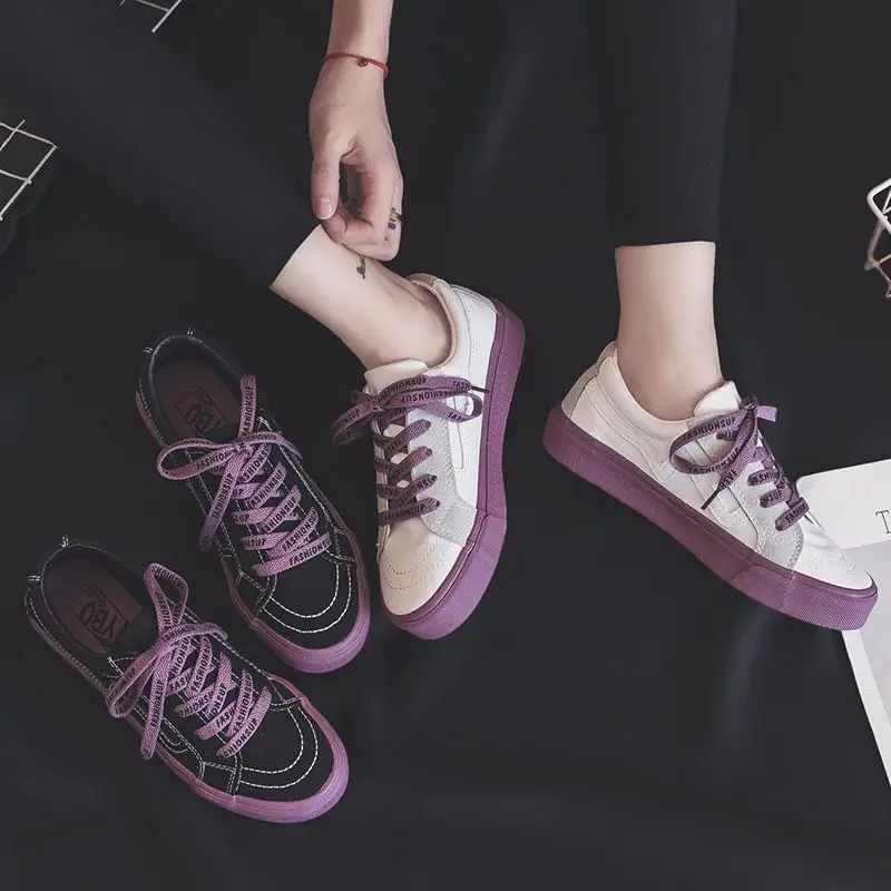 

2019 Spring New Style Canvas Shoes Women's Korean-style Versatile Students White Shoes Harajuku Ulzzang Cloth Shoes Shoes INS