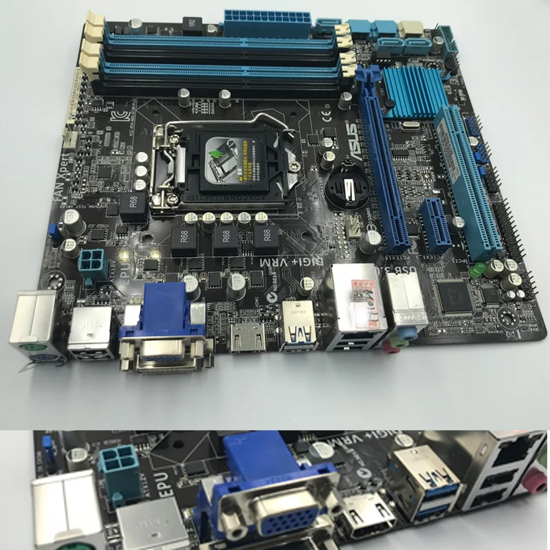 Najtaniej Płyta główna ASUS B75M PLUS dla Intel LGA 1155 DDR3 Intel B75 oryginalne płyty 32GB USB2.0 USB3.0 płyta główna pulpit używany testowany