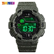 SKMEI водонепроницаемые светящиеся цифровые часы уличные военные ковбойские спортивные мужские наручные часы Relogio Masculino reloj hombre 1472