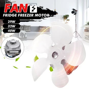 

AUGIENB 220V Universal Refrigeration Motor Durable Freezer Motor 1300r/min High Speed with Fan Replacement Parts for Fridge