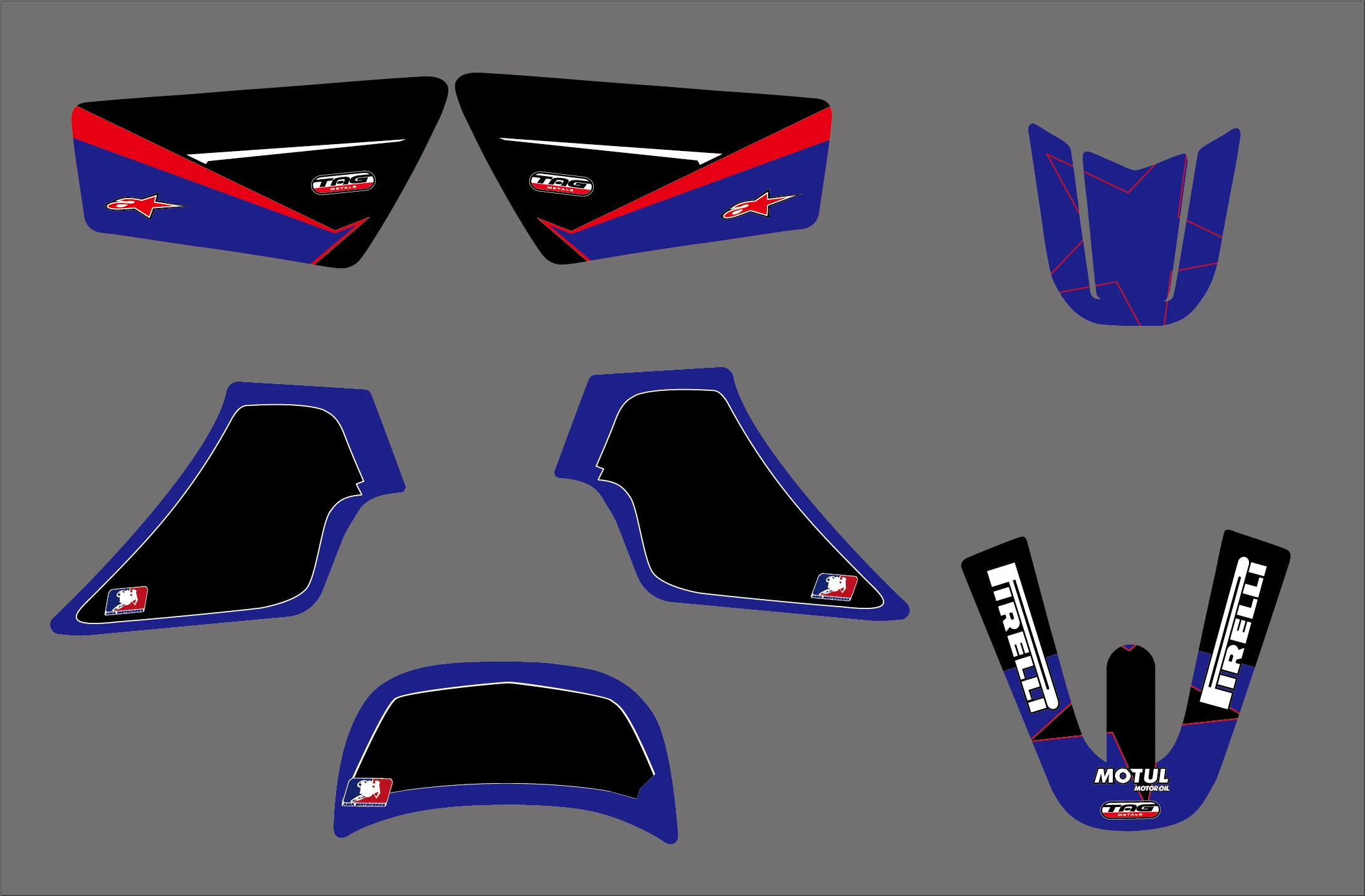 NICECNC 1 Set Background Graphic Decal Stickers For Yamaha 50 50CC Pit