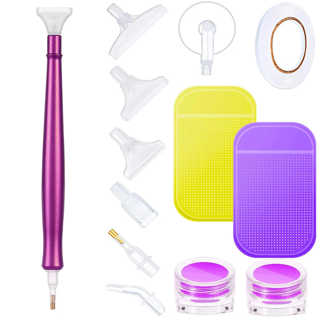 Diamond Painting Pen Alloy Fashion Point Drill Pen 13Pcs DIY Craft Nail Art Sewing Accessories