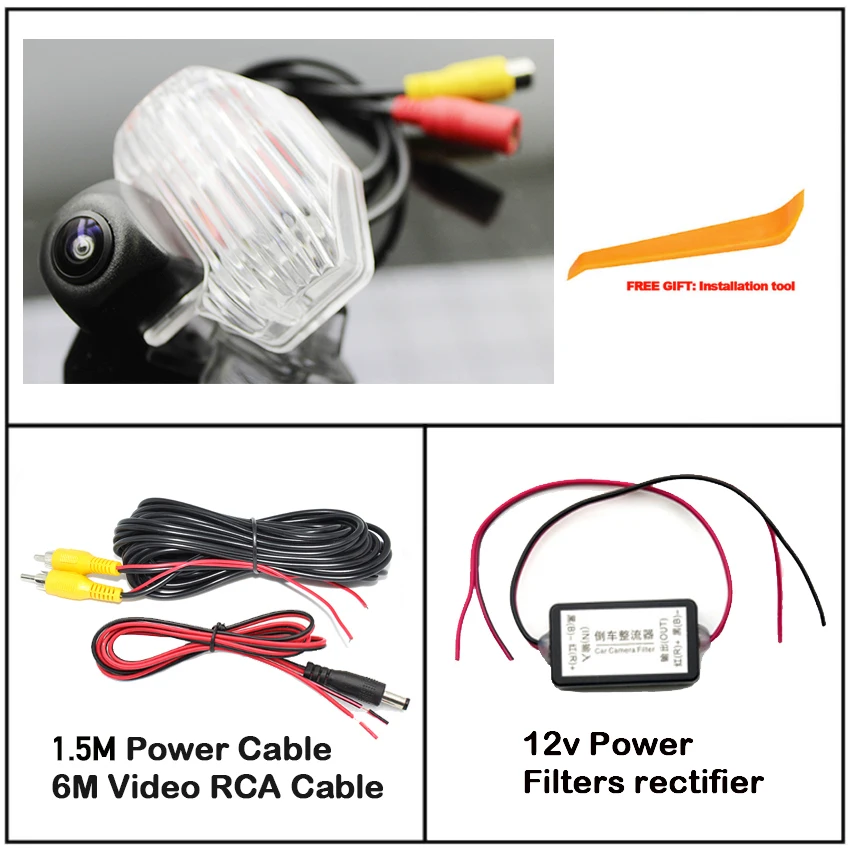 2 Car Starlight Night Vision Car Rear View Reverse Backup Camera For Toyota Alphard MK2 Vellfire 2008~2019 CCD HD high quality Car camera