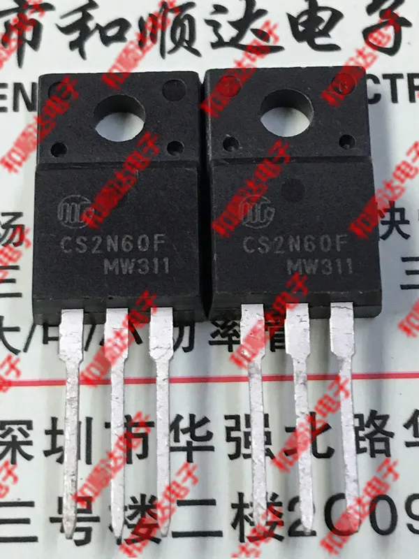 5 предметов в партии, CS2N60F TO-220F 600V 2A TO220F