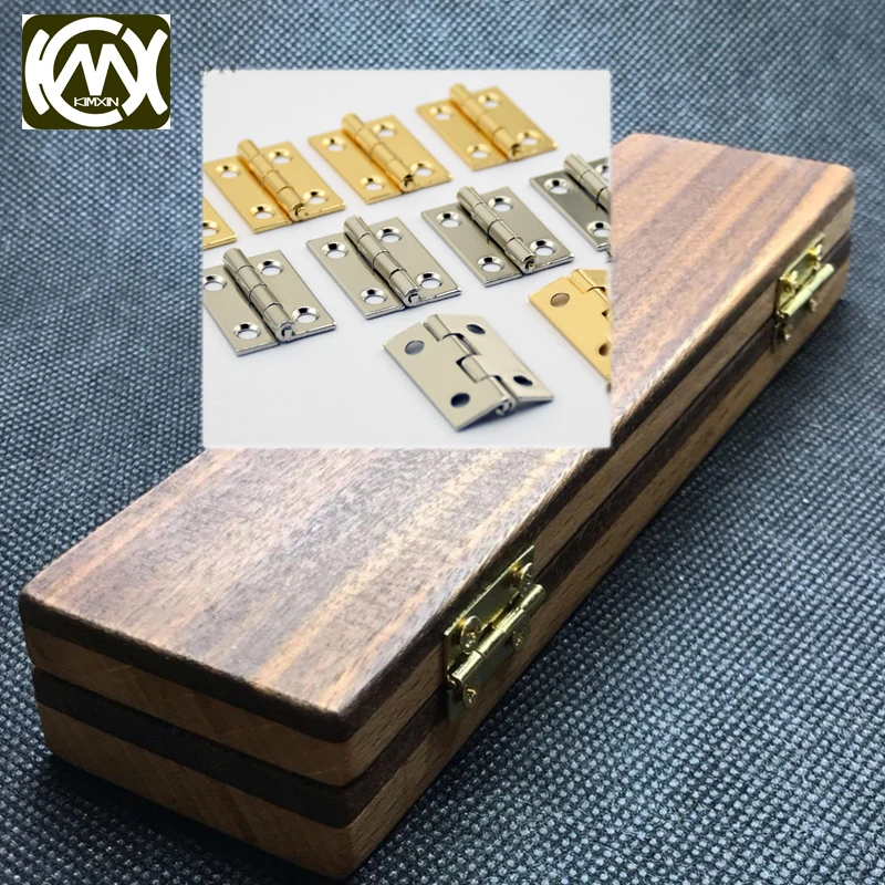 2pcs kimxin sales 18*25mm 4 hole small hinges Hardware for wooden boxes