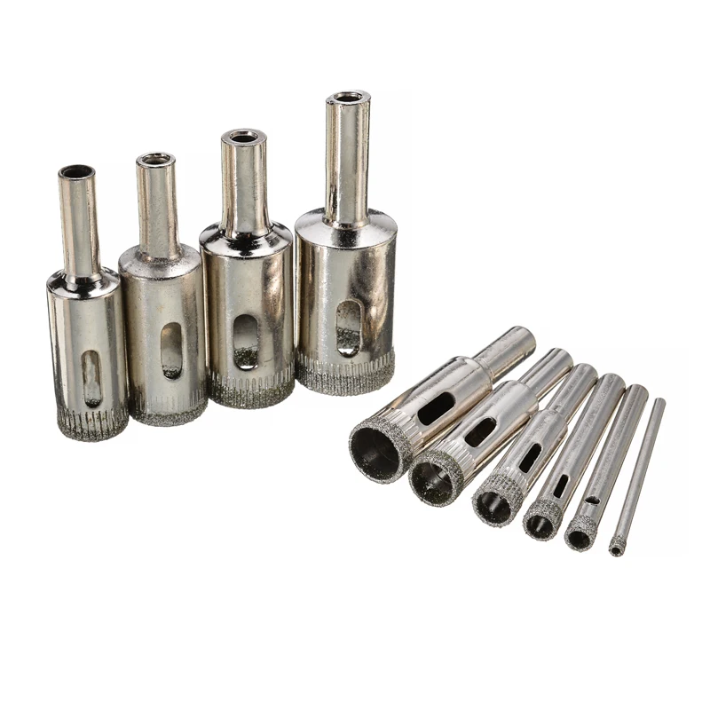 Отверстия с алмазным покрытием Holesaw 10 шт. практичные сверла для керамического