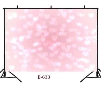 

BEIPOTO VAlentine's Day backdrop for photography pink heart bokeh girl portrait background photo booth shoot photocall fabric