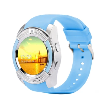

L8 Digital Phone Book Gift USB Charging GPS Calendar Multifunctional Time Round Smart Watch