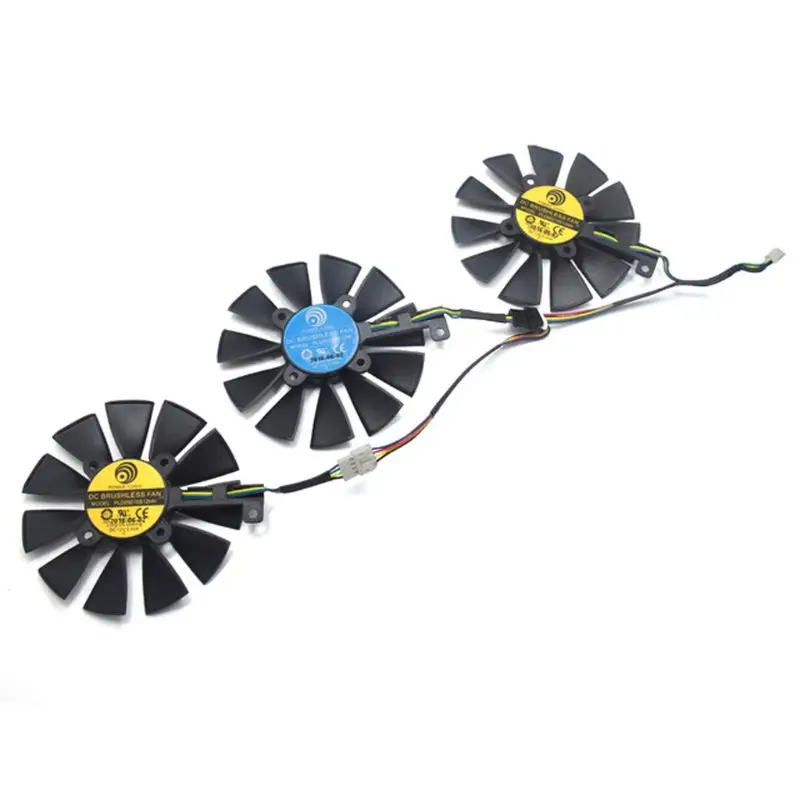 

CPDD 87MM PLD09210S12M 12HH 12V 0.4A VGA Fan 4/5/6Pin Graphics Card Cooling Fan for for Strix GTX 1060 OC 1070 Fan