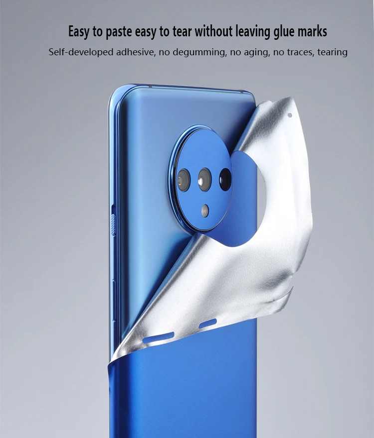 Новая ПВХ наклейка для телефона s для Oneplus 7T задняя защитная пленка наклейка One Plus 7T Pro наклейка клейкая кожа