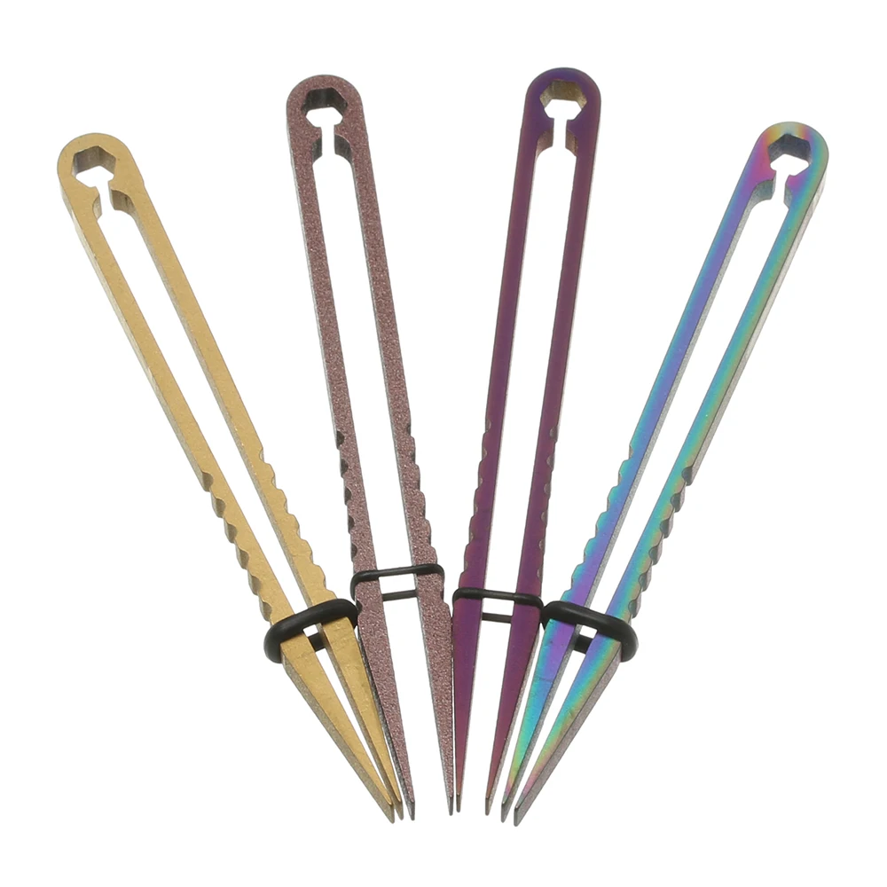 multiuse clamping titanium tweezer tc4 gadget pocket clip mini pocket multitool pick up pickup EDC gear multipurpose multi tool multi function tool