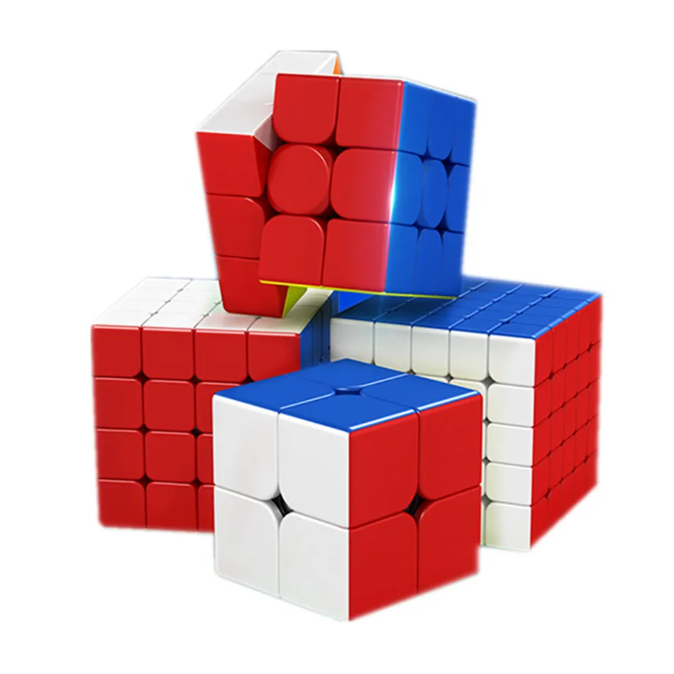 Магнитный магический куб MoYu Meilong M 2x2 3x3 4x4 5x5 4 шт. в наборе скоростной Обучающие