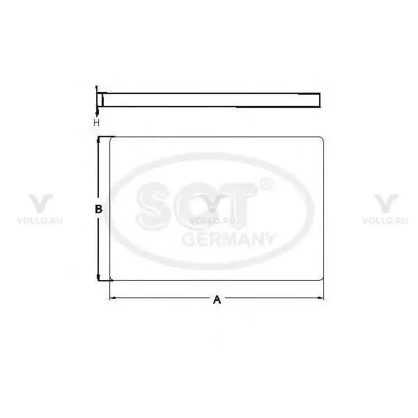 SCT SA 1237 Салонный фильтр SA1237