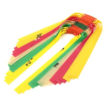 

5pcs slingshot hunting rubber band outdoor strong traditional natural rubber flat leather tendon group bungee rubber band