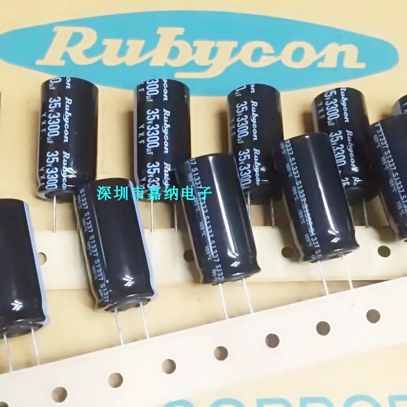 Электролитический конденсатор RUBYCON YXF 35V3300UF 18x35 мм 3300 мкФ 35 в yxf Ф/35 высокая частота