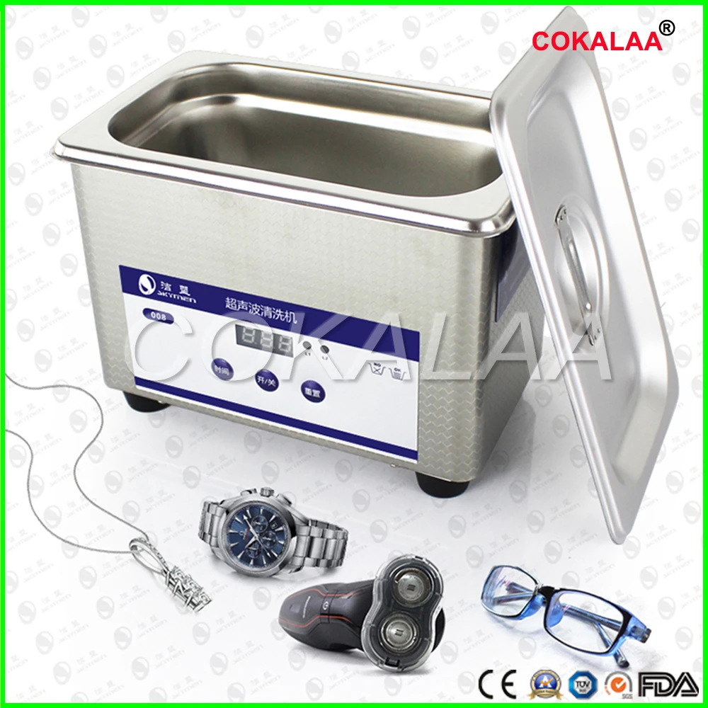 Стоматологическое мини-лабораторное оборудование 800 мл цифровое ультразвуковое ювелирное чистое стеклоочистительное оборудование для ванной комнаты