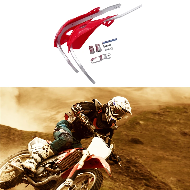 

2 Pcs Universal Motorcycle Aluminum Handlebar Hand Guard Protector Protection Hand Guards for Motorcycle Dirt Bike ATV Motocross