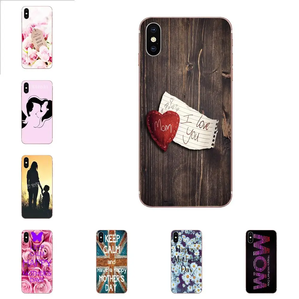 Рисунок из ТПУ День матери для Samsung Galaxy Note 5 8 9 S3 S4 S5 S6 S7 S8 S9 S10 5G mini Edge Plus Lite |