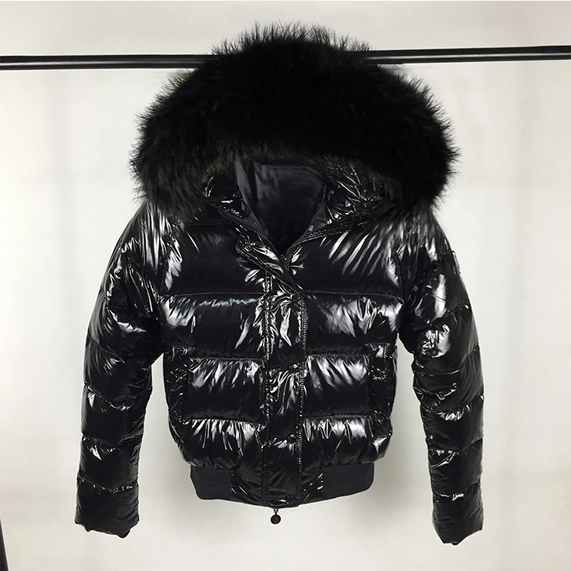 women's jacket with big fur hood