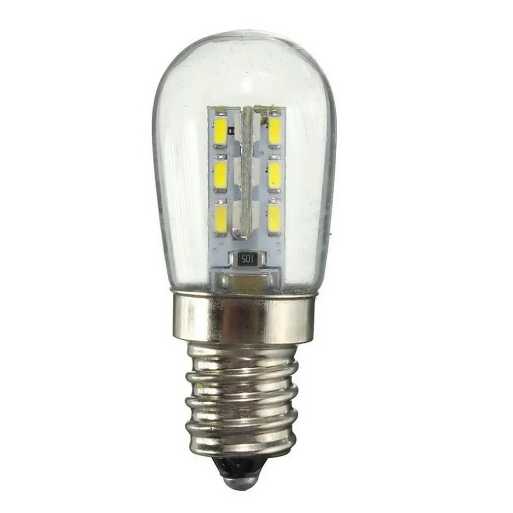 

Ac220/ac110vled Bulb E12 E14 Smd 24 Led High Brightness Glass Lampshade Pure Warm White Lamp for Sewing Machine Refrigerator 15w