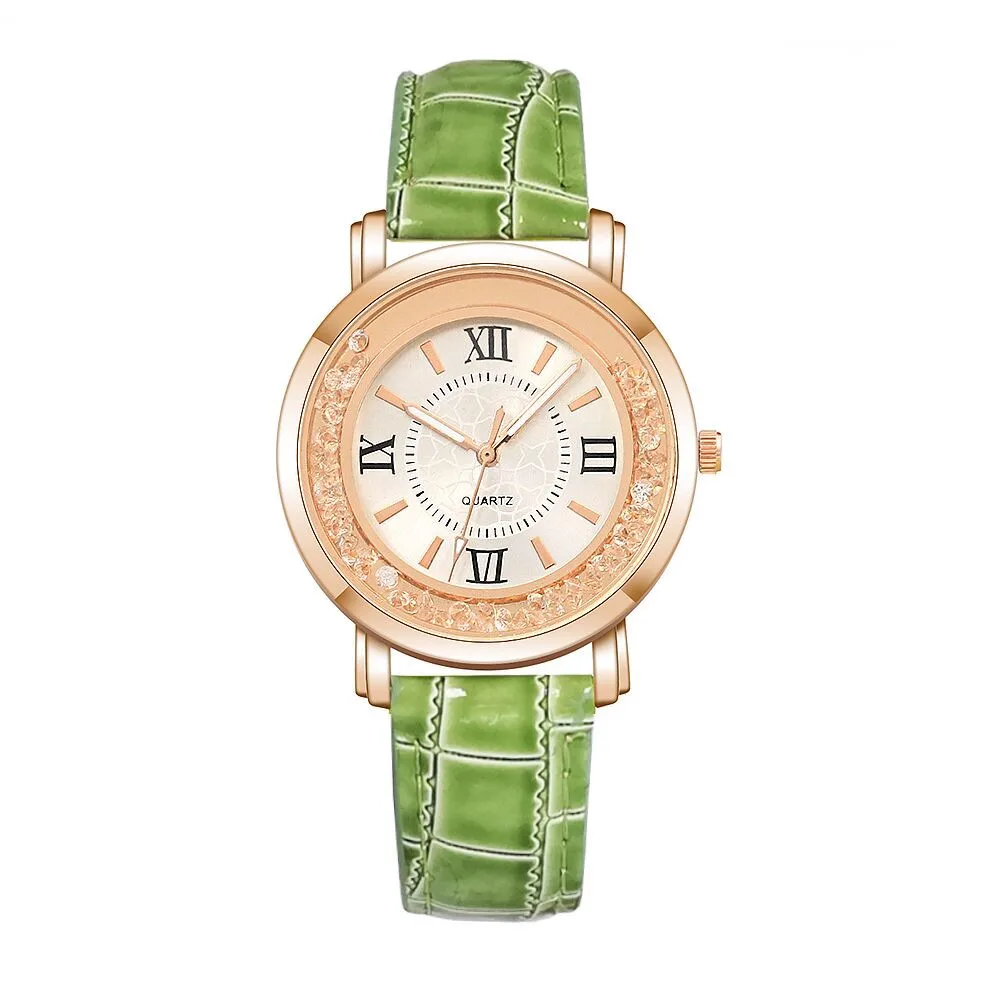 Модные женские часы кварцевые Quicksand Crystal чехол наручные dameshorloge zagarek damski reloj mujer