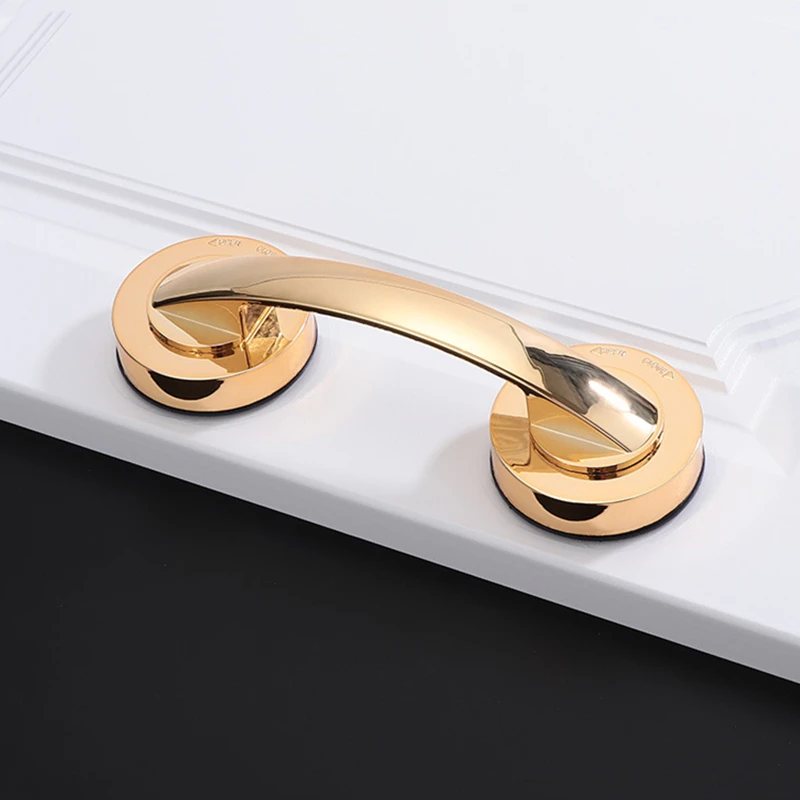 Glass Door Sliding Door Handles Closet Cupboard Toilet Lid Refrigerator Suction Cup Pulls Free Punch door handles cabinet handles