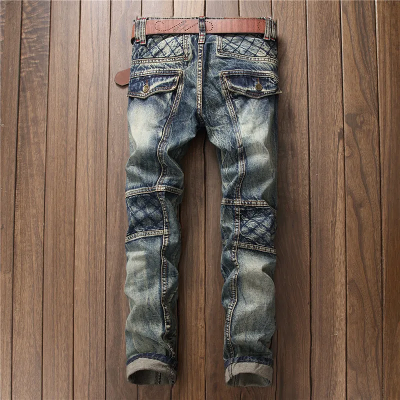 mens designer biker jeans