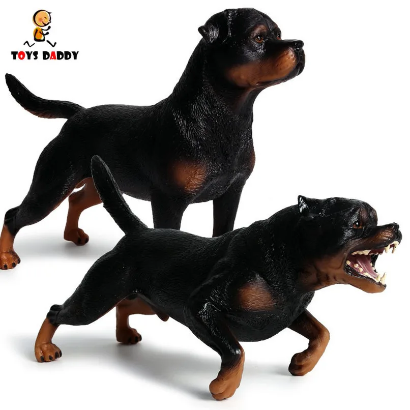 Berger Allemand Chien Pet Figure Modèle Animal collector Decor Jouets Kid cadeau de Noël