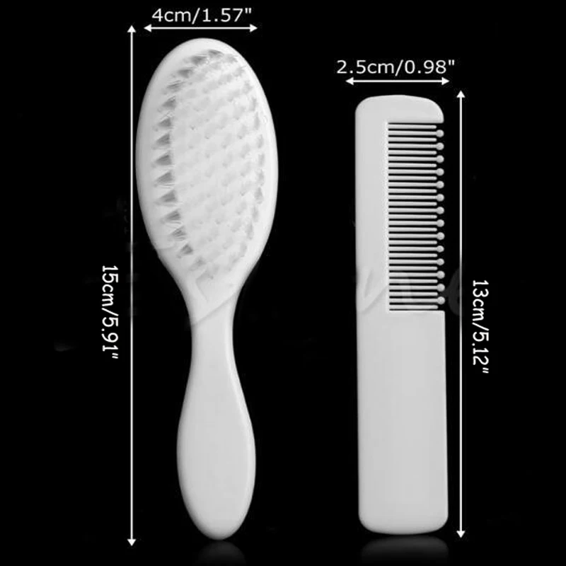 ABS Baby Hairbrush Newborn Hair Brush Infant Comb Head Massager For Boys And Girls