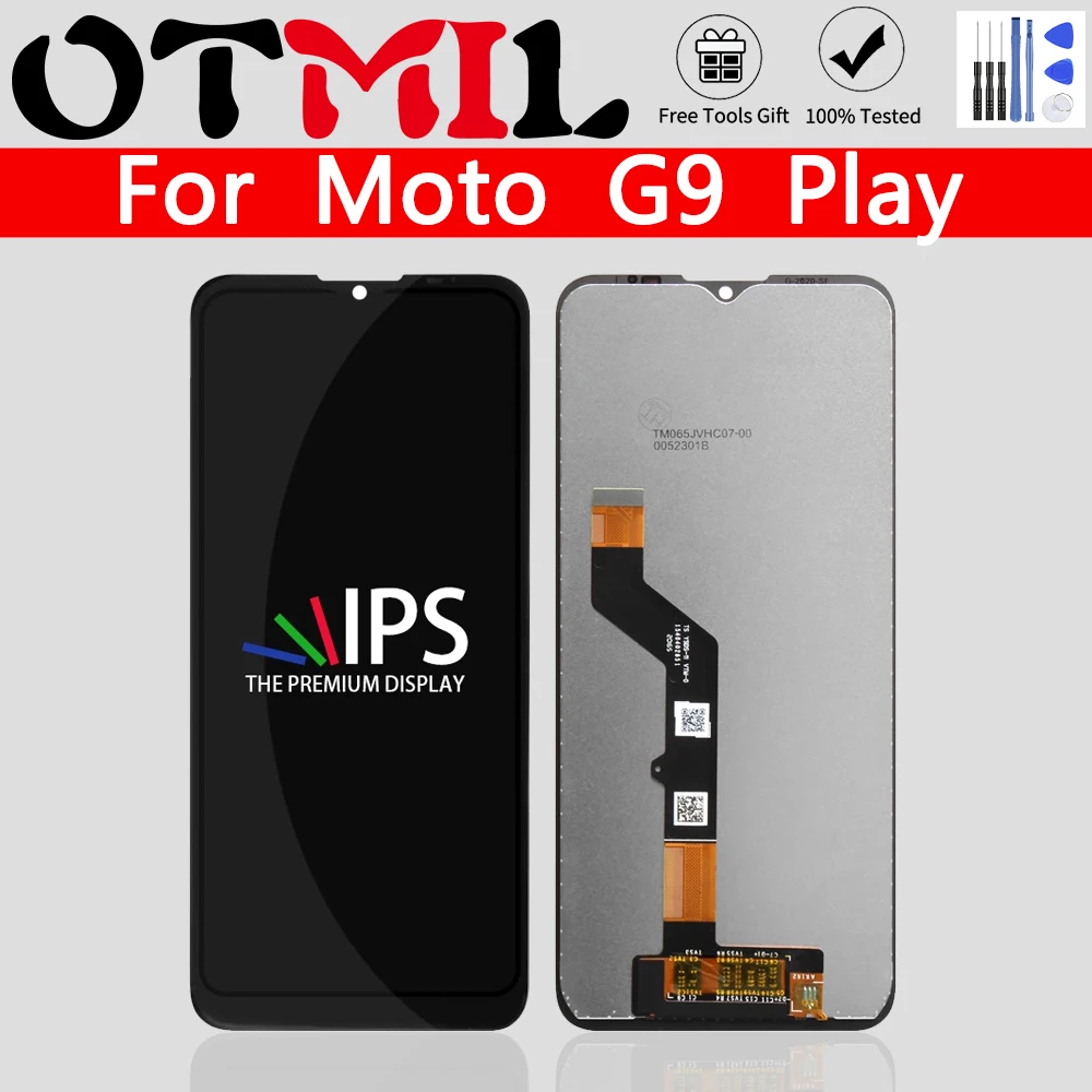 Mobile Phone Replacement Accessories LCD Screen and Digitizer Full Assembly for Motorola Moto G9 Play/Moto G9 