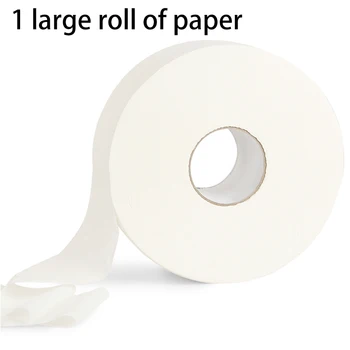 

1 Jumbo Roll Toilet Paper 3-Layer Native Wood Soft Toilet Paper Pulp Home Rolling Paper Strong Water Absorption toliet paper