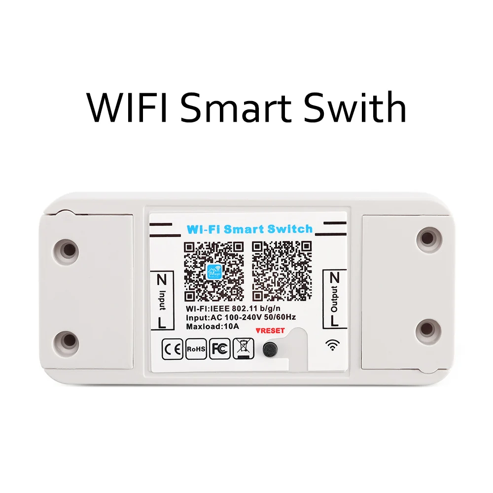 Светодиодный контроллер Magic Home Smart Bluetooth WiFi с переключателем 10A AC 100~ 240 В Android IOS для включения/выключения таймера светодиодный контроллер освещения - Цвет: WIFI Switch