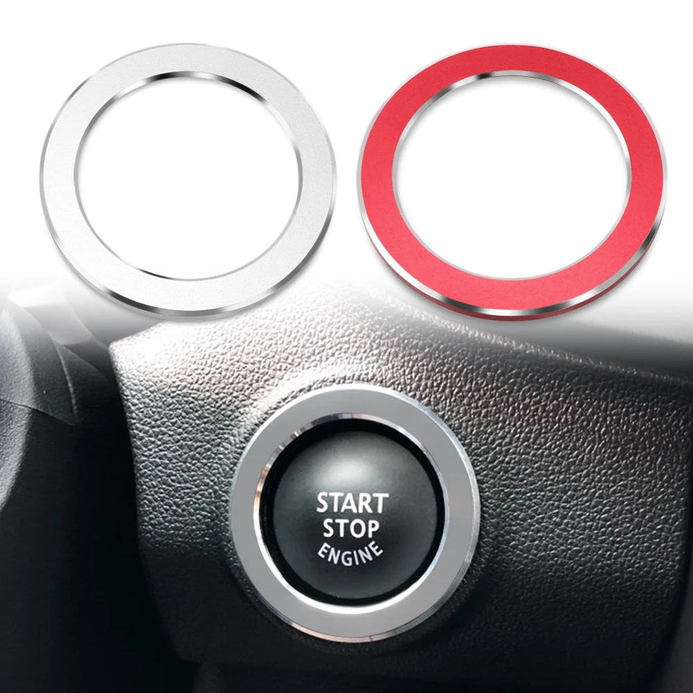 

Car Styling Engine Start Stop Ignition Key Ring Accessories Case For Renault Koleos Kadjar Captur Megane Sticker Car Cover