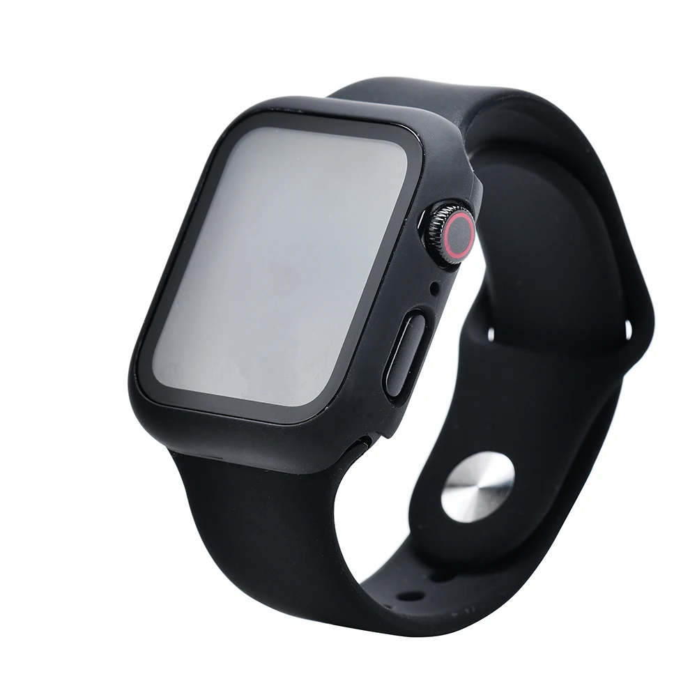 360 Полное покрытие закаленное стекло для Apple Watch 44 мм 38 мм 42 мм 40 мм серия 5 4 3 2 1 изогнутая Защита экрана для iWatch 5 40 44 мм