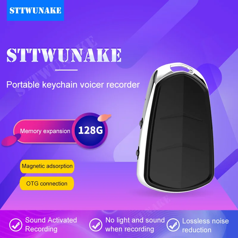 

STTWUNAKE Voice recorder Dictaphone pen audio sound mini key activated digital professional micro