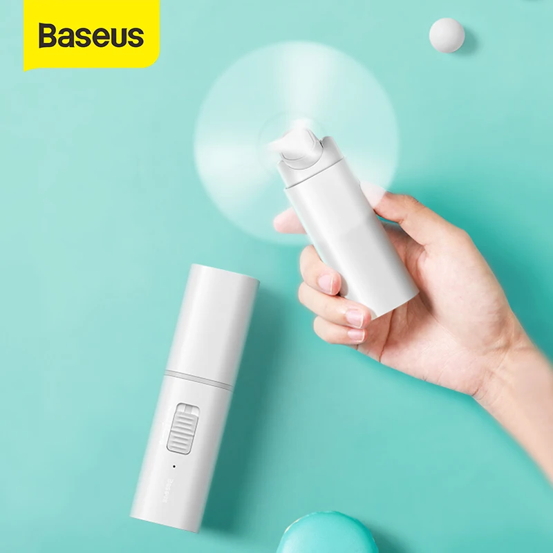 Портативный мини вентилятор Baseus воздушный охладитель с 2 скоростями функцией