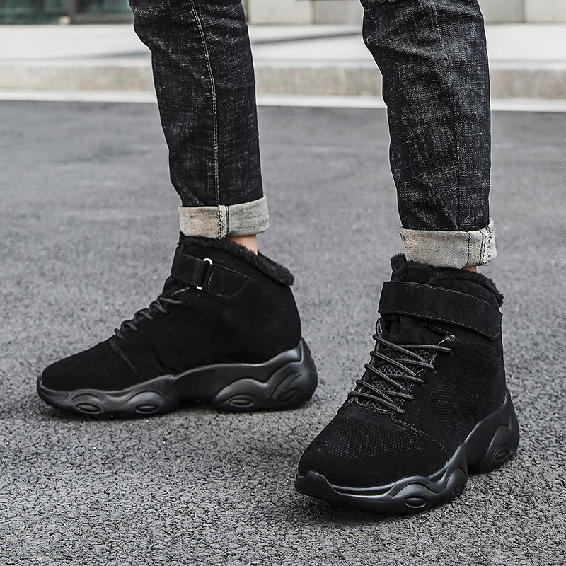 SMS Men Shoes High Quality Hiking Shoes Outdoor Cotton Shoes Trekking Mountain Boots Zapatos De Hombre Climbing Athletic Shoes