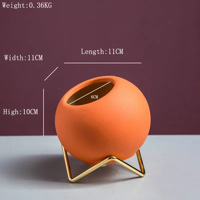 Orange Vase