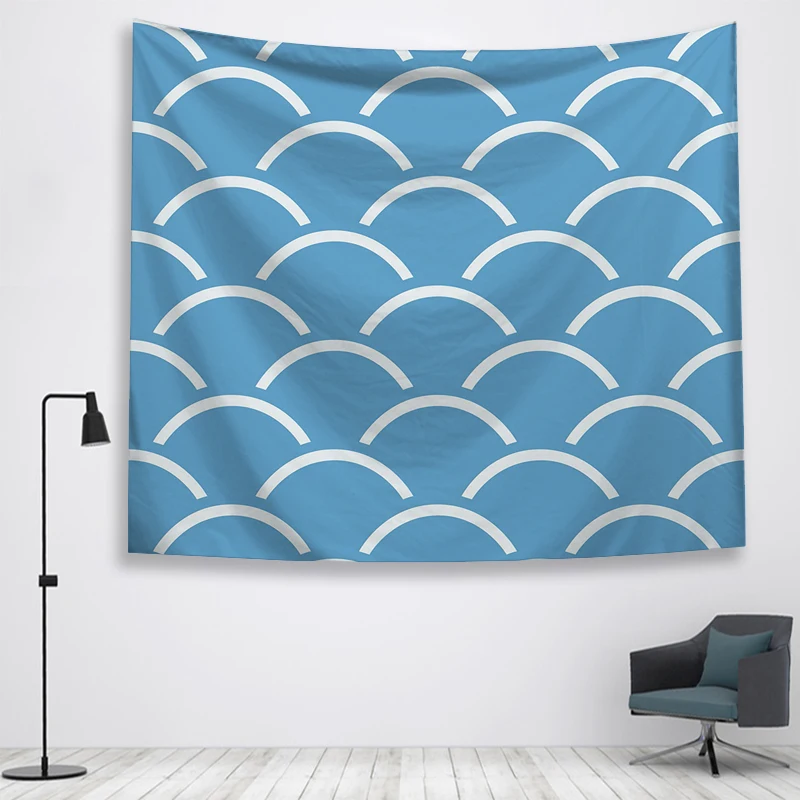 Волна стены Ttapestry висячие украшения богемный пляжный коврик фермерский дом Декор общежития Мандала гобелены колдовство хиппи