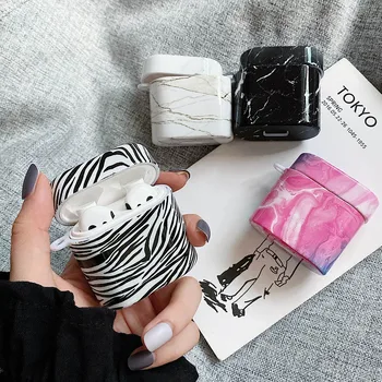 

Leopard Marble Earphone Case For Xiaomi MI Air2s Cases Zebra Pattern Hard PC Wireless Earphone Cover for Mi Air2s Glossy Case