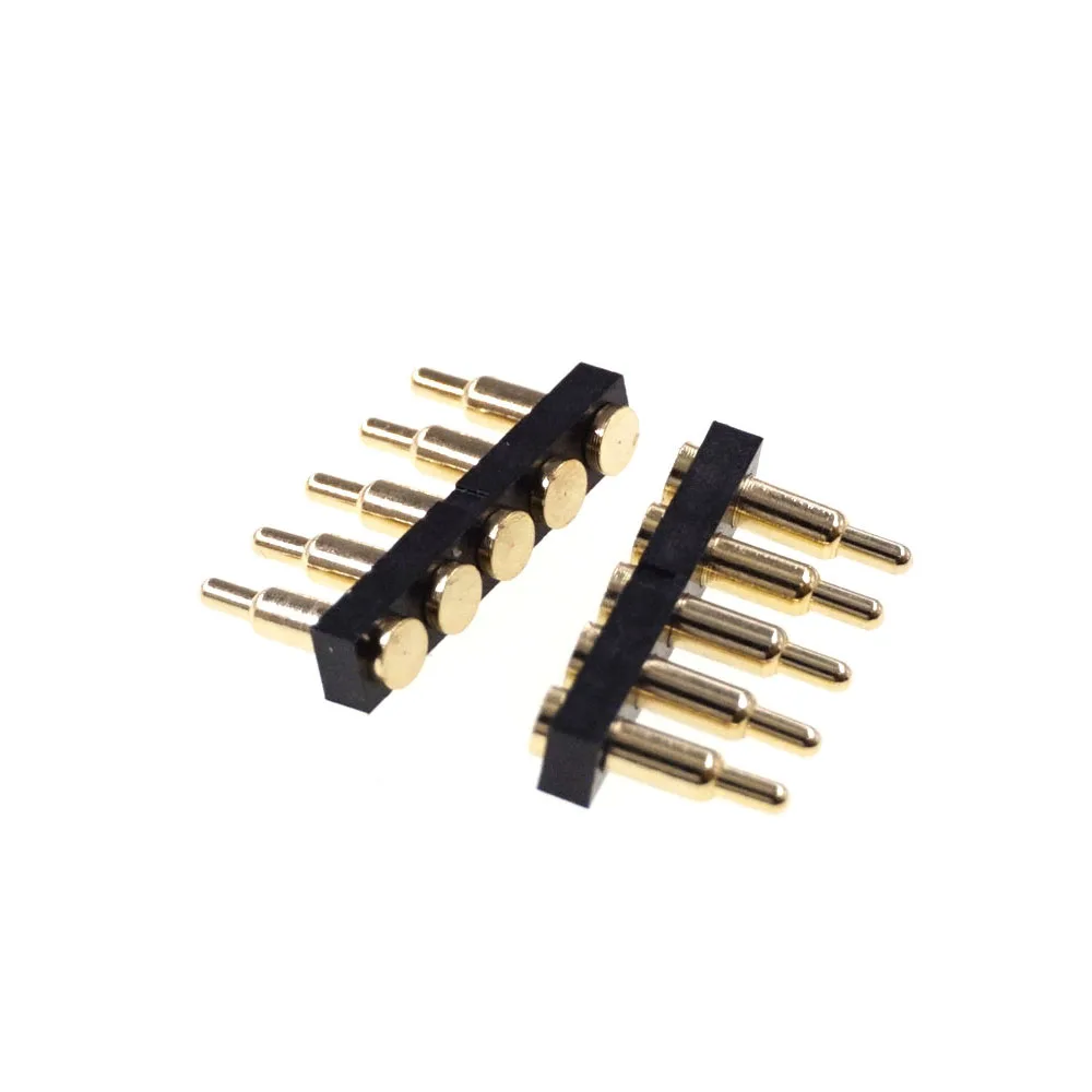 

100 Pcs SMD пружинный контакт Пружинные контакты SMT/SMD разъем 5 контактов однорядные Pogopin Батарея пружинного контакта SMT 7,0 мм Высота 2,54 мм Шаг Мощность