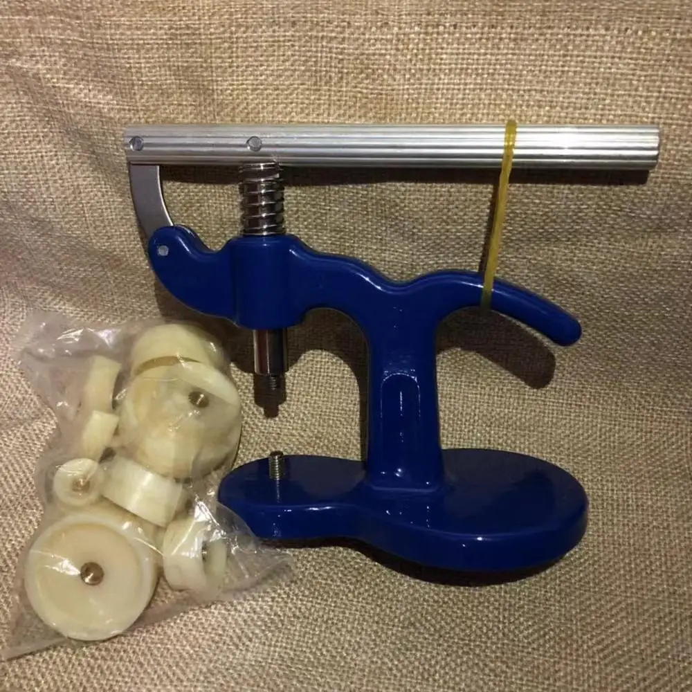 Сталь Часовщик инструмент часы Пресс комплект + 12 шт. Пластик крышки сзади чехол