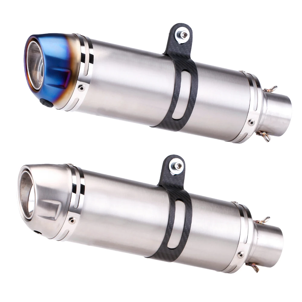 

Motorcycle exhaust pipe modification NINJA400 GSX-R150 R1R3 round exhaust pipe leo F02