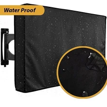 Уличная Водонепроницаемая накладка в виде телевизора для 19-37 дюймов ЖК-телевизор Пылезащитная микрофибра ткань водонепроницаемый светодиодный экран Защита универсальная накладка в виде телевизора