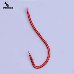 20pcs/lot fishhook for live bait fishing with double shank barbs bait holder fishook beach fishing hooks