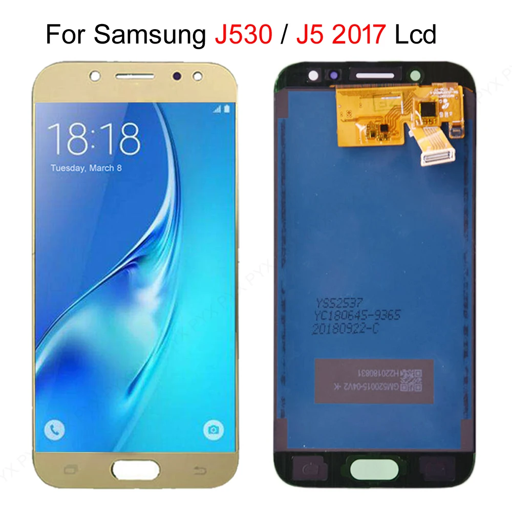 100% тест для Samsung Galaxy J5 2017 J530 J530F ЖК дисплей + дигитайзер сенсорного экрана в сборе