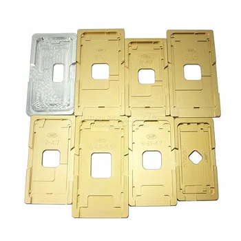 

LY OCA align location metal Mould For iPhone 5/6/6S/7/7Plus/8/8Plus/X front glass with frame with silicon laminate mat mould