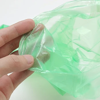 

New 1 Rolls 50 x 46 Cm Garbage Bags Single Color Thick Convenient Environmental Plastic Trash Bags Disposable Plastic Bag Green
