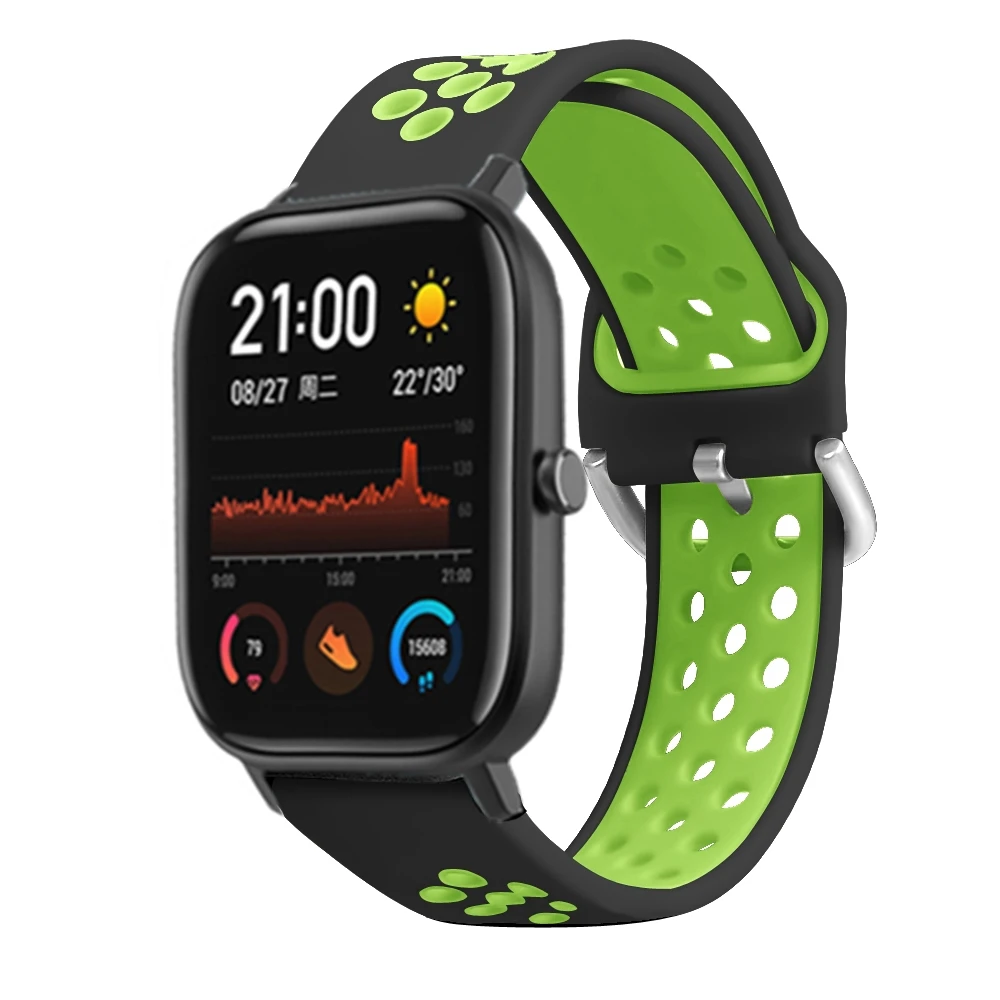 Для Huami Amazfit GTS 20 мм ремешок для часов два цвета вентиляционное отверстие