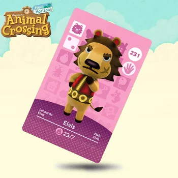 

231 Elvis Animal Crossing Card Amiibo Cards Work for Switch NS 3DS Games